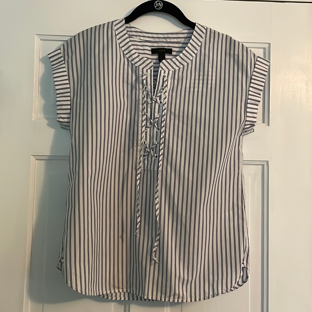 J. Crew cap sleeve blouse